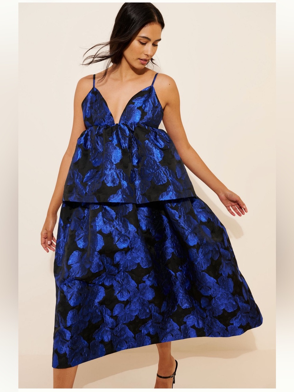 Anthropologie Open Back Midi Dress